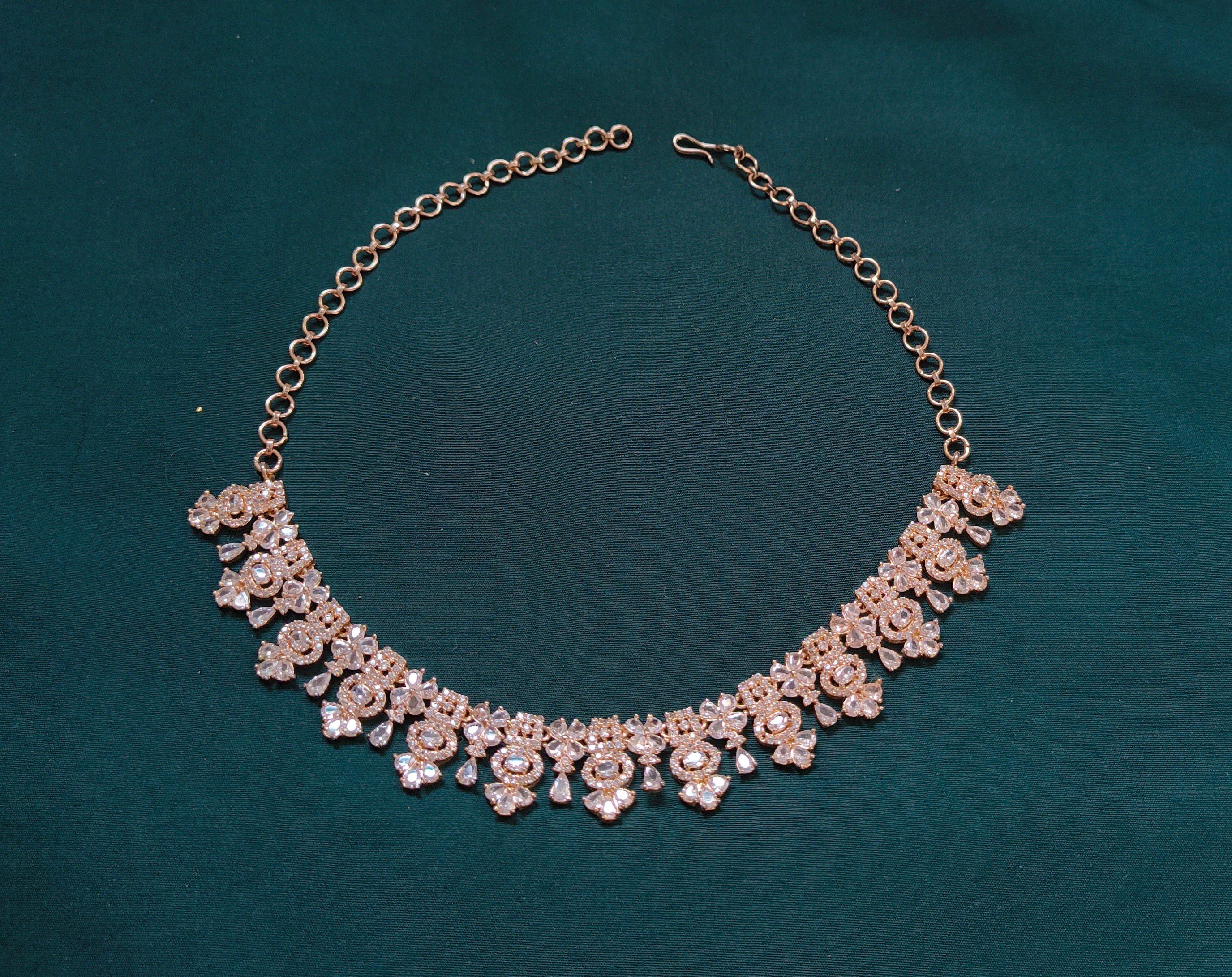 Rose gold necklace